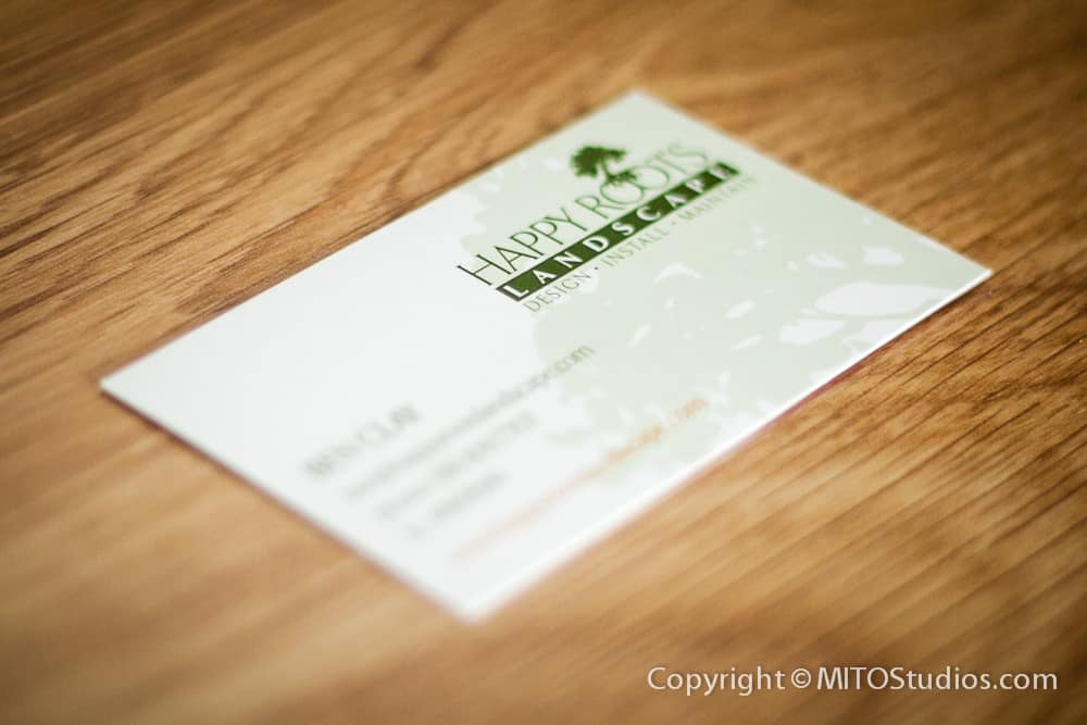Business Cards for Happy Roots Landscaping - MITO Studios MITO Studios
