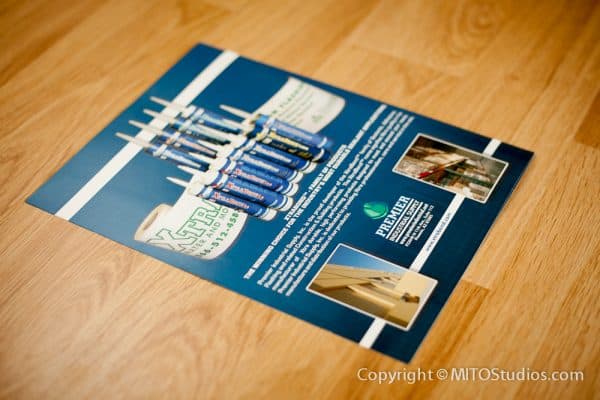 Custom Brochure Design & Print for Premier Industrial XtraBond 9500 Brochure (Back)