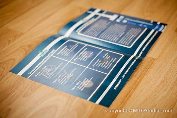 Custom Brochure Design & Print for Premier Industrial XtraBond 9500 Brochure (Open)
