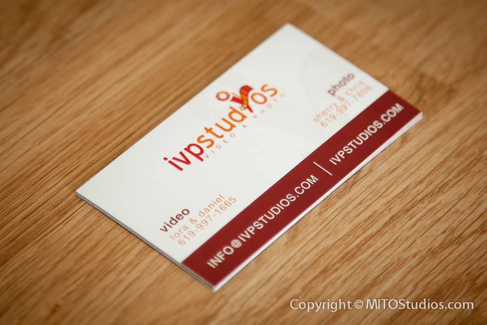 Business Cards for IVP Studios, Front