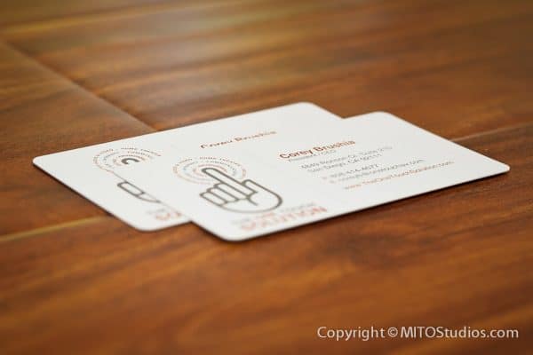 One Touch Business Cards - Front