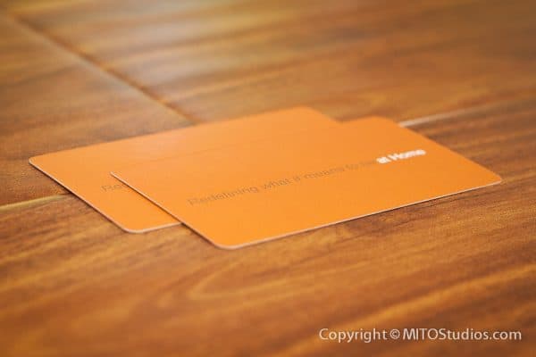 One Touch Business Cards - Back