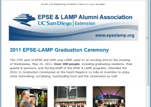 E-Newsletters For EPSE/LAMP (2)