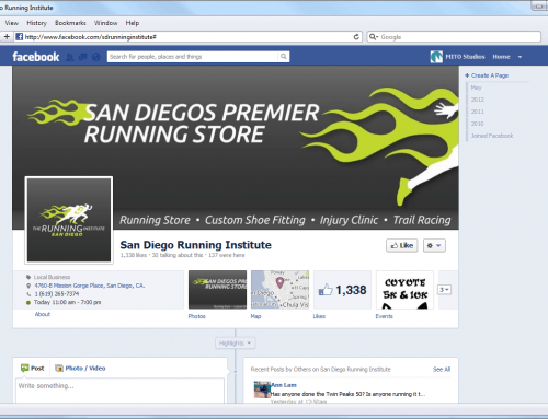 Facebook Graphics for San Diego Running Institute