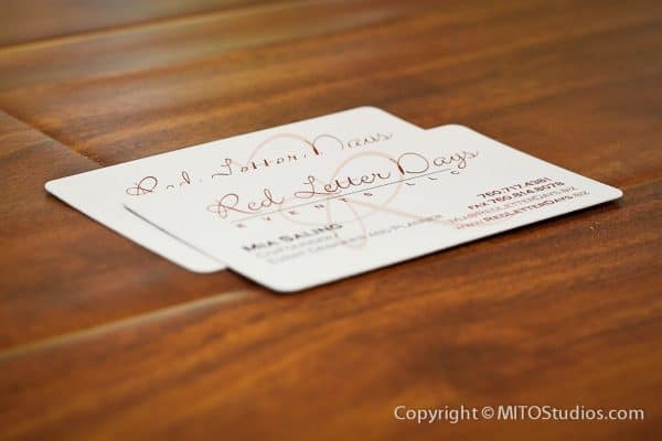 Red Letter Days Business Cards - Front