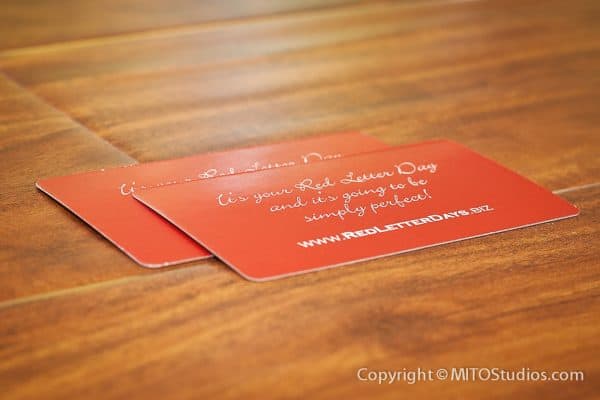 Red Letter Days Business Cards - Back