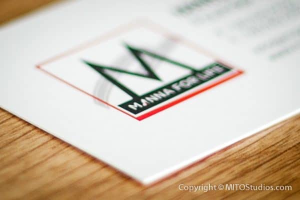 Business Cards for Manna for Life, Front