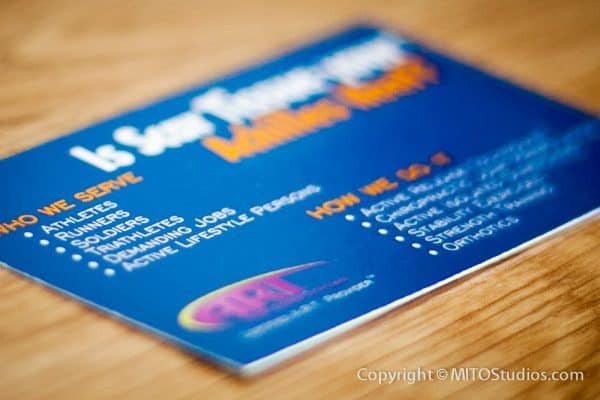 Business Cards for Joint and Soft-Tissue Treatment Center, Front (Close)