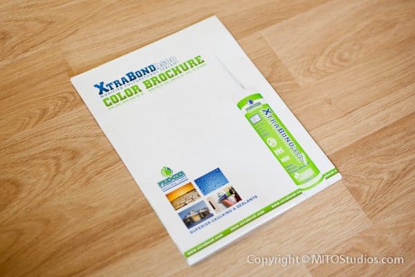 Custom Brochure Design & Printing for Premier Industrial Supply, XtraBond 9500 Color Brochure (Front)