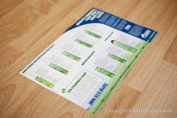Custom Brochure Design & Printing for Premier Industrial Supply, "Green Pak" Brochure (Open)