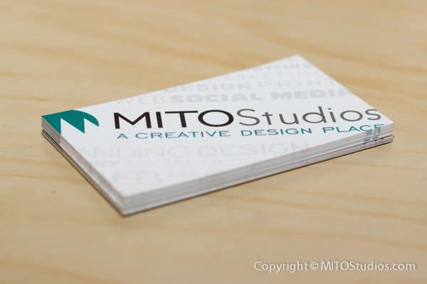 Business Cards Design for MITO Studios, Card Back