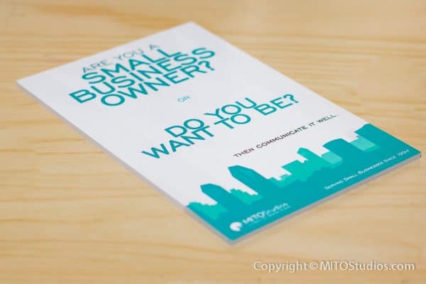 Postcard & Mailer Design for MITO Studios, "Small Business Owner" Postcard (Front)
