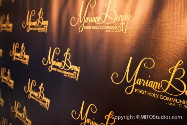 Signs & Banner Design for Mariam Benny, Step & Repeat Banner