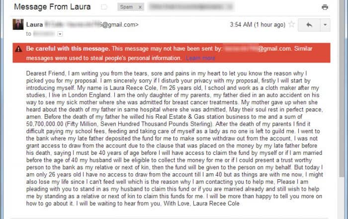 Scam Email