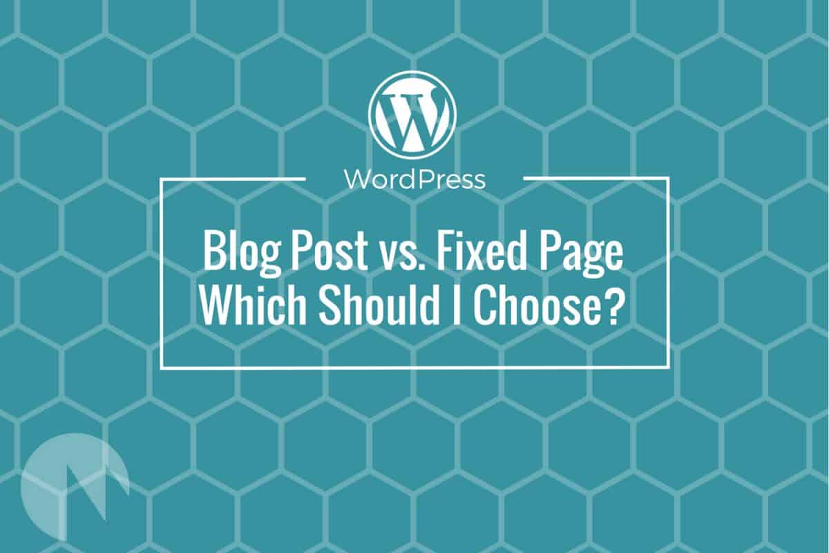 Differences Between Blog Posts & Website Pages